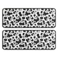 thumbnail image 1 of Kitchen Rugs Sets Of 2,Black White Cow Pattern Anti Fatigue Kitchen Mat Rugs Non Slip Washable,Decorative Kitchen Floor Mats for Kitchen,Sink,Laundry,17"x47"+17"x47", 1 of 5