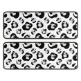 thumbnail image 1 of Kitchen Rugs Sets Of 2,Black White Cow Pattern Anti Fatigue Kitchen Mat Rugs Non Slip Washable,Decorative Kitchen Floor Mats for Kitchen,Sink,Laundry,17"x47"+17"x47", 1 of 5