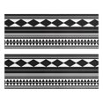 thumbnail image 1 of Kitchen Rugs Sets Of 2,Black White Ethnic Pattern Anti Fatigue Kitchen Mat Rugs Non Slip Washable,Decorative Kitchen Floor Mats for Kitchen,Sink,Laundry,17"X47", 1 of 5