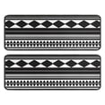 thumbnail image 1 of Kitchen Rugs Sets Of 2,Black White Ethnic Pattern Anti Fatigue Kitchen Mat Rugs Non Slip Washable,Decorative Kitchen Floor Mats for Kitchen,Sink,Laundry,17"x47"+17"x47", 1 of 5
