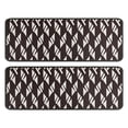 thumbnail image 1 of Kitchen Rugs Sets Of 2,Black White Geometric Pattern Anti Fatigue Kitchen Mat Rugs Non Slip Washable,Decorative Kitchen Floor Mats for Kitchen,Sink,Laundry,17"x47"+17"x47", 1 of 5