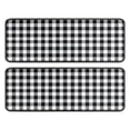 thumbnail image 1 of Kitchen Rugs Sets Of 2,Black White and Gray Checkerboard Pattern Anti Fatigue Kitchen Mat Rugs Non Slip Washable,Decorative Kitchen Floor Mats for Kitchen,Sink,Laundry,17"x47"+17"x47", 1 of 5