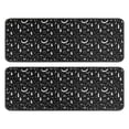 thumbnail image 1 of Kitchen Rugs Sets Of 2,Black White Halloween Candle Eye Bat Pattern Anti Fatigue Kitchen Mat Rugs Non Slip Washable,Decorative Kitchen Floor Mats for Kitchen,Sink,Laundry,17"x47"+17"x47", 1 of 5
