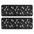 thumbnail image 1 of Kitchen Rugs Sets Of 2,Black White Halloween Hand Tarot Bat Pattern Anti Fatigue Kitchen Mat Rugs Non Slip Washable,Decorative Kitchen Floor Mats for Kitchen,Sink,Laundry,17"x47"+17"x47", 1 of 5