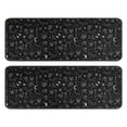 thumbnail image 1 of Kitchen Rugs Sets Of 2,Black White Halloween Skull Bat Moon Pattern Anti Fatigue Kitchen Mat Rugs Non Slip Washable,Decorative Kitchen Floor Mats for Kitchen,Sink,Laundry,17"x47"+17"x47", 1 of 5