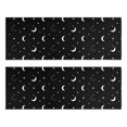 thumbnail image 1 of Kitchen Rugs Sets Of 2,Black White Moon Star Pattern Anti Fatigue Kitchen Mat Rugs Non Slip Washable,Decorative Kitchen Floor Mats for Kitchen,Sink,Laundry,17"X47", 1 of 5