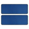 thumbnail image 1 of Kitchen Rugs Sets Of 2,Blue Black Geometric Pattern Anti Fatigue Kitchen Mat Rugs Non Slip Washable,Decorative Kitchen Floor Mats for Kitchen,Sink,Laundry,17"x47"+17"x47", 1 of 5