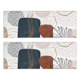 thumbnail image 1 of Kitchen Rugs Sets Of 2,Blue Boho Abstract and Plant Pattern Anti Fatigue Kitchen Mat Rugs Non Slip Washable,Decorative Kitchen Floor Mats for Kitchen,Sink,Laundry,17"X47", 1 of 5