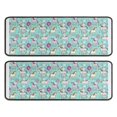 thumbnail image 1 of Kitchen Rugs Sets Of 2,Blue Cartoon Pegasus Donut Pattern Anti Fatigue Kitchen Mat Rugs Non Slip Washable,Decorative Kitchen Floor Mats for Kitchen,Sink,Laundry,17"x47"+17"x47", 1 of 5
