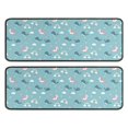 thumbnail image 1 of Kitchen Rugs Sets Of 2,Blue Cartoon Unicorn and Narwhal Rainbow Cloud Anti Fatigue Kitchen Mat Rugs Non Slip Washable,Decorative Kitchen Floor Mats for Kitchen,Sink,Laundry,17"x47"+17"x47", 1 of 5