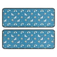 thumbnail image 1 of Kitchen Rugs Sets Of 2,Blue Cartoon Unicorn Rainbow Cloud Star Balloon Anti Fatigue Kitchen Mat Rugs Non Slip Washable,Decorative Kitchen Floor Mats for Kitchen,Sink,Laundry,17"x47"+17"x47", 1 of 5
