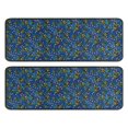 thumbnail image 1 of Kitchen Rugs Sets Of 2,Blue Christmas Holly and Candy Cane Pattern Anti Fatigue Kitchen Mat Rugs Non Slip Washable,Decorative Kitchen Floor Mats for Kitchen,Sink,Laundry,17"x47"+17"x47", 1 of 5