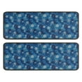 thumbnail image 1 of Kitchen Rugs Sets Of 2,Blue Christmas Snowflake Pattern Anti Fatigue Kitchen Mat Rugs Non Slip Washable,Decorative Kitchen Floor Mats for Kitchen,Sink,Laundry,17"x47"+17"x47", 1 of 5