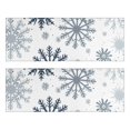 thumbnail image 1 of Kitchen Rugs Sets Of 2,Blue Christmas Snowflake Pattern Anti Fatigue Kitchen Mat Rugs Non Slip Washable,Decorative Kitchen Floor Mats for Kitchen,Sink,Laundry,17"X47", 1 of 5