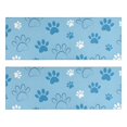 thumbnail image 1 of Kitchen Rugs Sets Of 2,Blue Dog Paw Footprint Anti Fatigue Kitchen Mat Rugs Non Slip Washable,Decorative Kitchen Floor Mats for Kitchen,Sink,Laundry,17"X47", 1 of 5