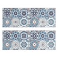 thumbnail image 1 of Kitchen Rugs Sets Of 2,Blue Ethnic Geometric Pattern Anti Fatigue Kitchen Mat Rugs Non Slip Washable,Decorative Kitchen Floor Mats for Kitchen,Sink,Laundry,17"X47", 1 of 5