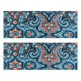 thumbnail image 1 of Kitchen Rugs Sets Of 2,Blue Ethnic Paisley Pattern Anti Fatigue Kitchen Mat Rugs Non Slip Washable,Decorative Kitchen Floor Mats for Kitchen,Sink,Laundry,17"X47", 1 of 5