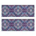 thumbnail image 1 of Kitchen Rugs Sets Of 2,Blue Ethnic Paisley Pattern Anti Fatigue Kitchen Mat Rugs Non Slip Washable,Decorative Kitchen Floor Mats for Kitchen,Sink,Laundry,17"X47", 1 of 5