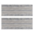thumbnail image 1 of Kitchen Rugs Sets Of 2,Blue Geometric Chevron Dot Pattern Anti Fatigue Kitchen Mat Rugs Non Slip Washable,Decorative Kitchen Floor Mats for Kitchen,Sink,Laundry,17"X47", 1 of 5