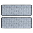 thumbnail image 1 of Kitchen Rugs Sets Of 2,Blue Geometric Striped Pattern Anti Fatigue Kitchen Mat Rugs Non Slip Washable,Decorative Kitchen Floor Mats for Kitchen,Sink,Laundry,17"x47"+17"x47", 1 of 5