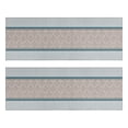 thumbnail image 1 of Kitchen Rugs Sets Of 2,Blue Geometric Striped Pattern Anti Fatigue Kitchen Mat Rugs Non Slip Washable,Decorative Kitchen Floor Mats for Kitchen,Sink,Laundry,17"X47", 1 of 5