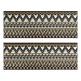 thumbnail image 1 of Kitchen Rugs Sets Of 2,Blue Geometric Zigzag Checker Pattern Anti Fatigue Kitchen Mat Rugs Non Slip Washable,Decorative Kitchen Floor Mats for Kitchen,Sink,Laundry,17"X47", 1 of 5