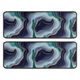 thumbnail image 1 of Kitchen Rugs Sets Of 2,Blue Green Gold Marble Pattern Anti Fatigue Kitchen Mat Rugs Non Slip Washable,Decorative Kitchen Floor Mats for Kitchen,Sink,Laundry,17"x47"+17"x47", 1 of 5