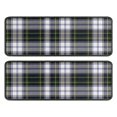 thumbnail image 1 of Kitchen Rugs Sets Of 2,Blue Green Plaid Checkered Pattern Anti Fatigue Kitchen Mat Rugs Non Slip Washable,Decorative Kitchen Floor Mats for Kitchen,Sink,Laundry,17"x47"+17"x47", 1 of 5