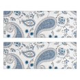 thumbnail image 1 of Kitchen Rugs Sets Of 2,Blue Paisley and Floral Pattern Anti Fatigue Kitchen Mat Rugs Non Slip Washable,Decorative Kitchen Floor Mats for Kitchen,Sink,Laundry,17"X47", 1 of 5