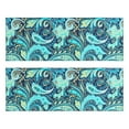 thumbnail image 1 of Kitchen Rugs Sets Of 2,Blue Paisley and Floral Pattern Anti Fatigue Kitchen Mat Rugs Non Slip Washable,Decorative Kitchen Floor Mats for Kitchen,Sink,Laundry,17"X47", 1 of 5