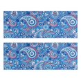 thumbnail image 1 of Kitchen Rugs Sets Of 2,Blue Paisley Pattern Anti Fatigue Kitchen Mat Rugs Non Slip Washable,Decorative Kitchen Floor Mats for Kitchen,Sink,Laundry,17"X47", 1 of 5