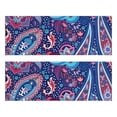 thumbnail image 1 of Kitchen Rugs Sets Of 2,Blue Pioneer Flower and Paisley Pattern Anti Fatigue Kitchen Mat Rugs Non Slip Washable,Decorative Kitchen Floor Mats for Kitchen,Sink,Laundry,17"X47", 1 of 5