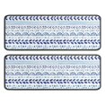 thumbnail image 1 of Kitchen Rugs Sets Of 2,Blue Striped Geometric Pattern Anti Fatigue Kitchen Mat Rugs Non Slip Washable,Decorative Kitchen Floor Mats for Kitchen,Sink,Laundry,17"x47"+17"x47", 1 of 5