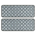 thumbnail image 1 of Kitchen Rugs Sets Of 2,Blue and White Intricate Pattern Anti Fatigue Kitchen Mat Rugs Non Slip Washable,Decorative Kitchen Floor Mats for Kitchen,Sink,Laundry,17"x47"+17"x47", 1 of 5