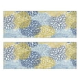 thumbnail image 1 of Kitchen Rugs Sets Of 2,Blue and Yellow Floral Pattern Anti Fatigue Kitchen Mat Rugs Non Slip Washable,Decorative Kitchen Floor Mats for Kitchen,Sink,Laundry,17"X47", 1 of 5