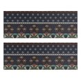 thumbnail image 1 of Kitchen Rugs Sets Of 2,Boho Blue Elaborate Ethnic Pattern Anti Fatigue Kitchen Mat Rugs Non Slip Washable,Decorative Kitchen Floor Mats for Kitchen,Sink,Laundry,17"X47", 1 of 5