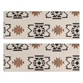 thumbnail image 1 of Kitchen Rugs Sets Of 2,Boho Brown and Black Ethnic Pattern Anti Fatigue Kitchen Mat Rugs Non Slip Washable,Decorative Kitchen Floor Mats for Kitchen,Sink,Laundry,17"X47", 1 of 5
