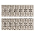 thumbnail image 1 of Kitchen Rugs Sets Of 2,Boho Brown Damask Ethnic Pattern Anti Fatigue Kitchen Mat Rugs Non Slip Washable,Decorative Kitchen Floor Mats for Kitchen,Sink,Laundry,17"X47", 1 of 5