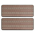 thumbnail image 1 of Kitchen Rugs Sets Of 2,Boho Red Striped Ethnic Pattern Anti Fatigue Kitchen Mat Rugs Non Slip Washable,Decorative Kitchen Floor Mats for Kitchen,Sink,Laundry,17"x47"+17"x47", 1 of 5
