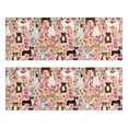 thumbnail image 1 of Kitchen Rugs Sets Of 2,Boston Terrier Dogs with Pioneer Flower Anti Fatigue Kitchen Mat Rugs Non Slip Washable,Decorative Kitchen Floor Mats for Kitchen,Sink,Laundry,17"X47", 1 of 5