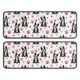 thumbnail image 1 of Kitchen Rugs Sets Of 2,Boston Terrier Puppy Dog Anti Fatigue Kitchen Mat Rugs Non Slip Washable,Decorative Kitchen Floor Mats for Kitchen,Sink,Laundry,17"x47"+17"x47", 1 of 5