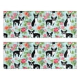 thumbnail image 1 of Kitchen Rugs Sets Of 2,Boston Terriers and Pioneer Flower Anti Fatigue Kitchen Mat Rugs Non Slip Washable,Decorative Kitchen Floor Mats for Kitchen,Sink,Laundry,17"X47", 1 of 5