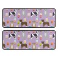 thumbnail image 1 of Kitchen Rugs Sets Of 2,Boxer Dog Pitbull Terriers Dog and Drinks Anti Fatigue Kitchen Mat Rugs Non Slip Washable,Decorative Kitchen Floor Mats for Kitchen,Sink,Laundry,17"x47"+17"x47", 1 of 5