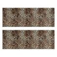 thumbnail image 1 of Kitchen Rugs Sets Of 2,Brown and Black Leopard Print Anti Fatigue Kitchen Mat Rugs Non Slip Washable,Decorative Kitchen Floor Mats for Kitchen,Sink,Laundry,17"X47", 1 of 5