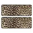 thumbnail image 1 of Kitchen Rugs Sets Of 2,Brown and Black Leopard Print Anti Fatigue Kitchen Mat Rugs Non Slip Washable,Decorative Kitchen Floor Mats for Kitchen,Sink,Laundry,17"x47"+17"x47", 1 of 5