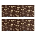 thumbnail image 1 of Kitchen Rugs Sets Of 2,Brown Cartoon Dinosaurs Fossils Pattern Anti Fatigue Kitchen Mat Rugs Non Slip Washable,Decorative Kitchen Floor Mats for Kitchen,Sink,Laundry,17"X47", 1 of 5