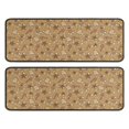 thumbnail image 1 of Kitchen Rugs Sets Of 2,Brown Christmas Pattern Anti Fatigue Kitchen Mat Rugs Non Slip Washable,Decorative Kitchen Floor Mats for Kitchen,Sink,Laundry,17"x47"+17"x47", 1 of 5