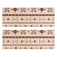 thumbnail image 1 of Kitchen Rugs Sets Of 2,Brown Ethnic Arrow Pattern Anti Fatigue Kitchen Mat Rugs Non Slip Washable,Decorative Kitchen Floor Mats for Kitchen,Sink,Laundry,17"X47", 1 of 5