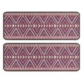thumbnail image 1 of Kitchen Rugs Sets Of 2,Brown Ethnic Pattern Anti Fatigue Kitchen Mat Rugs Non Slip Washable,Decorative Kitchen Floor Mats for Kitchen,Sink,Laundry,17"x47"+17"x47", 1 of 5