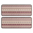 thumbnail image 1 of Kitchen Rugs Sets Of 2,Brown Ethnic Stripe Pattern Anti Fatigue Kitchen Mat Rugs Non Slip Washable,Decorative Kitchen Floor Mats for Kitchen,Sink,Laundry,17"x47"+17"x47", 1 of 5